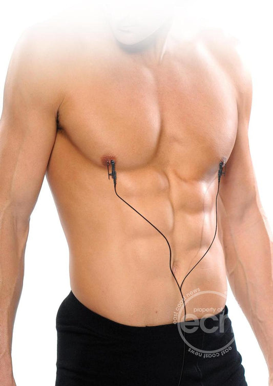 Fetish Fantasy Series Shock Therapy Nipple Clamps with Remote Control