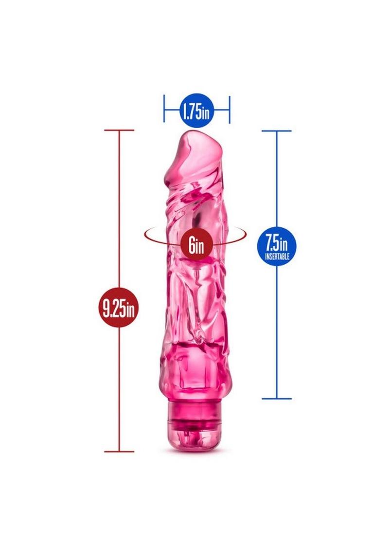 Naturally Yours Wild Ride Vibrating Dildo 9"