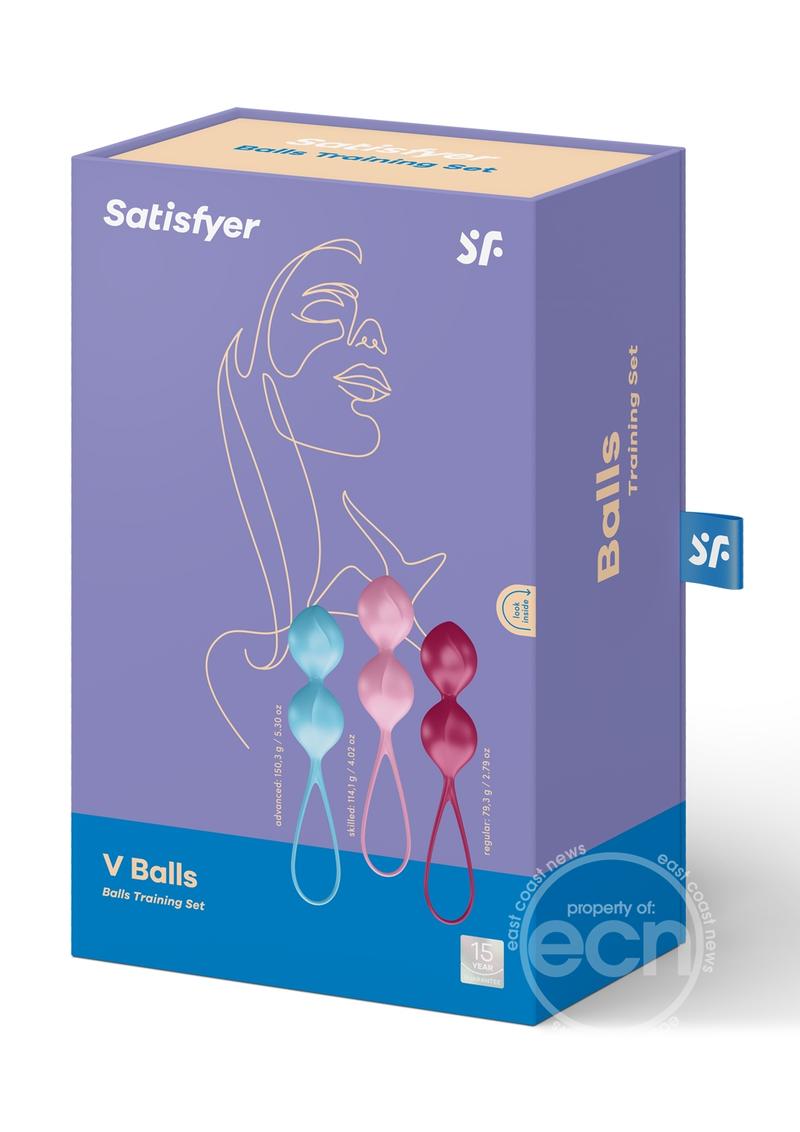 V Balls Set Of 3 Clitoral Stimulation
