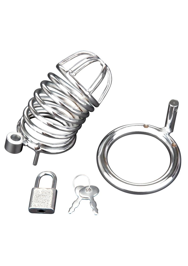 Blue Line Deluxe Chastity Cage