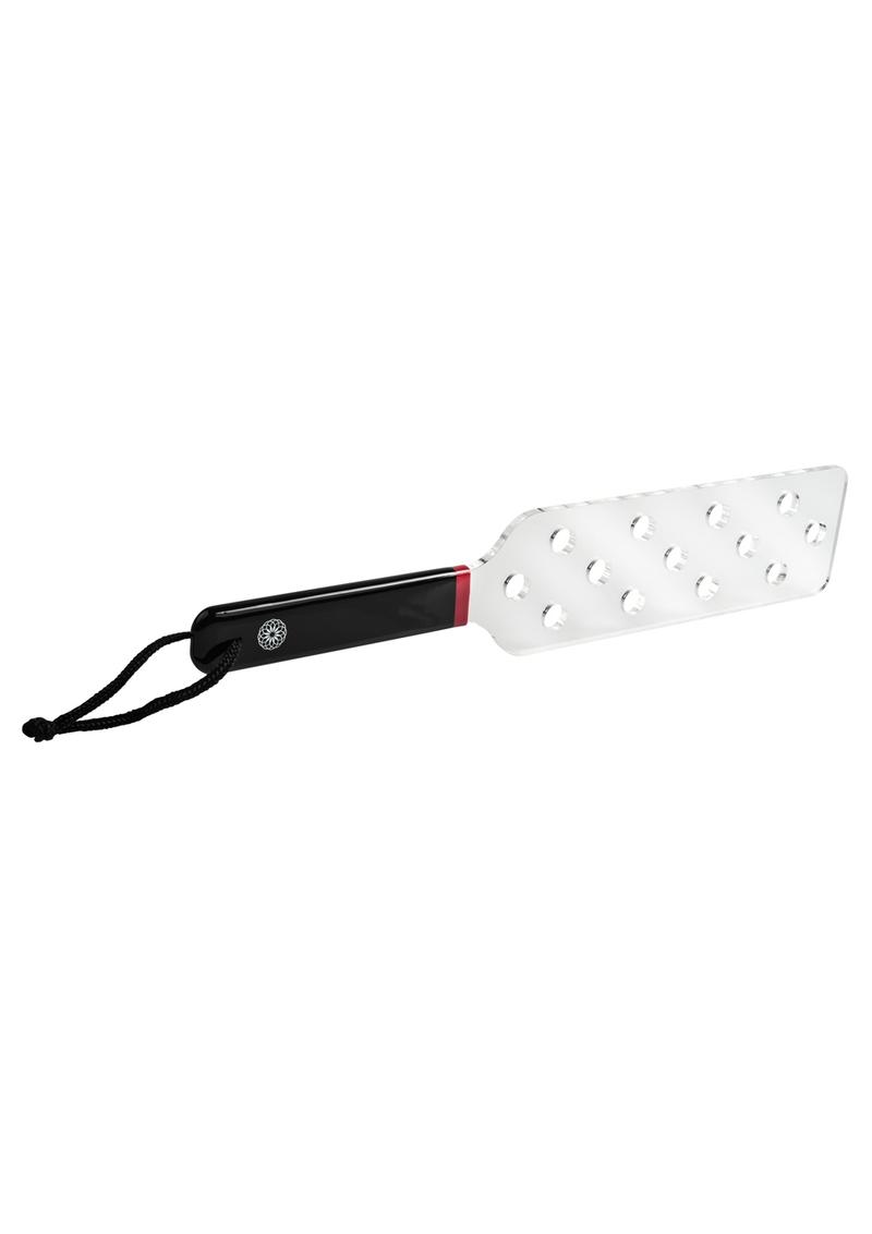 Saffron Acrylic Impression Spanker – Clear & Black