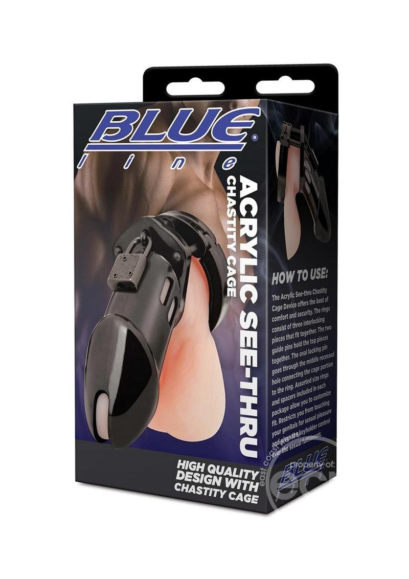 Acrylic See-thru Chastity Cage