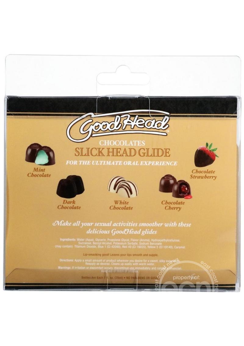 GoodHead Slick Head Glide Chocolates (5 Pack) 1oz