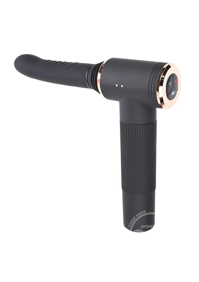 Too Hot to Handle Thrusting Vibrator with Suction Cup