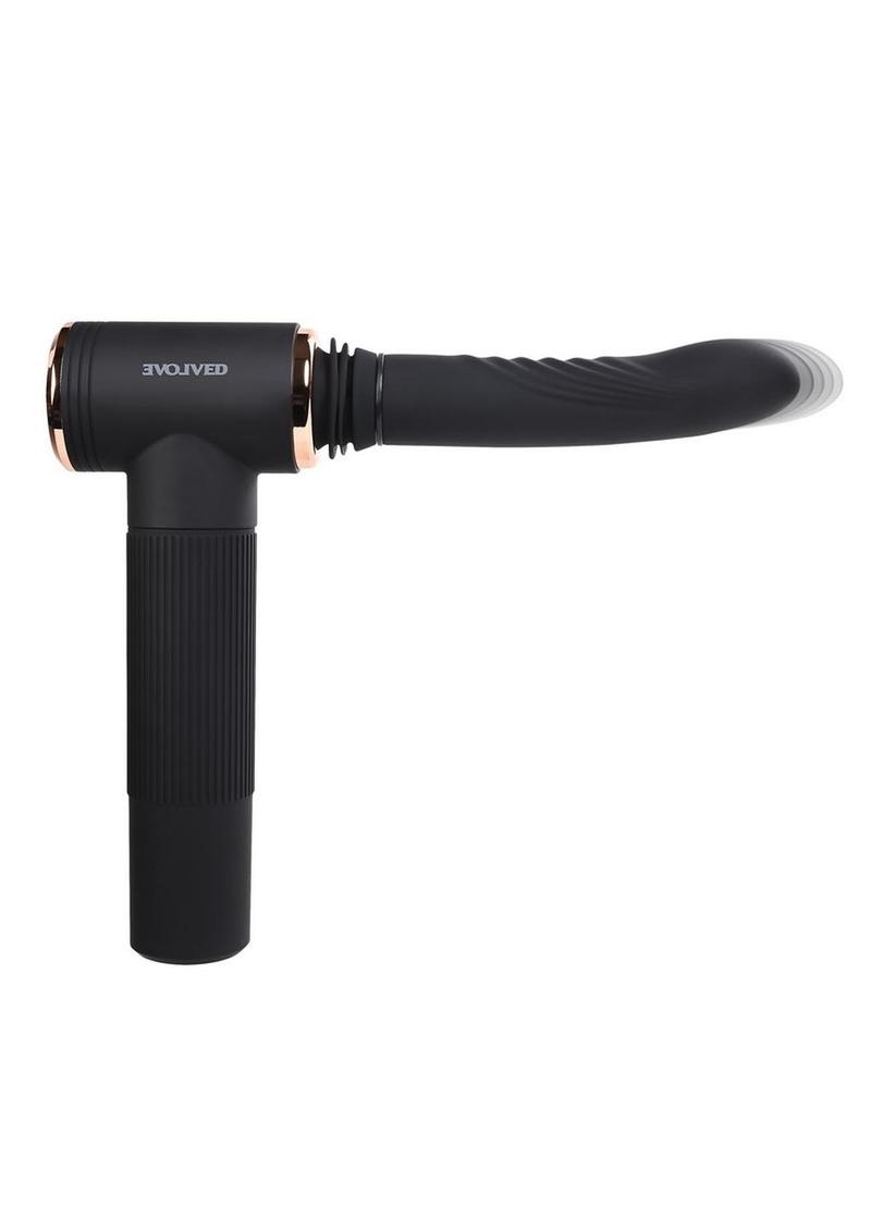 Too Hot to Handle Thrusting Vibrator with Suction Cup