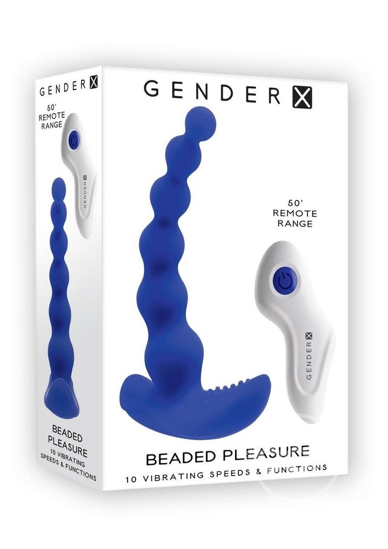Gender X Beaded Pleasure Probe with Remote Control