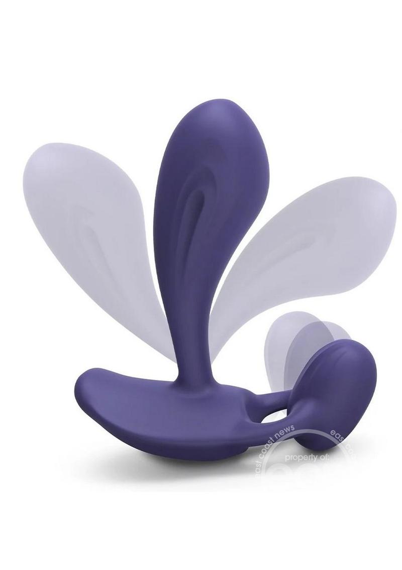 Witty Rechargeable Vibrator with Clitoral Stimulator