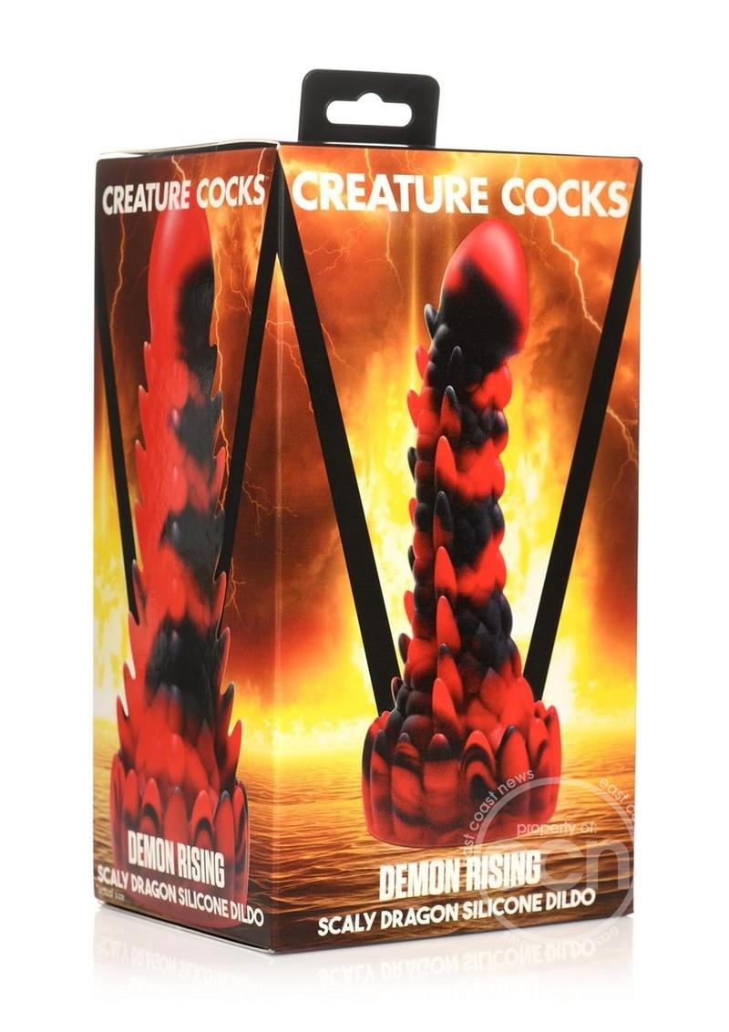 Creature Cocks Demon Rising Scaly Dragon Silicone Dildo