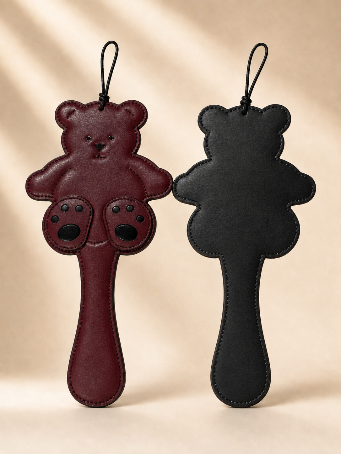 Bad Teddy Spanking Paddle – Burgundy & Black