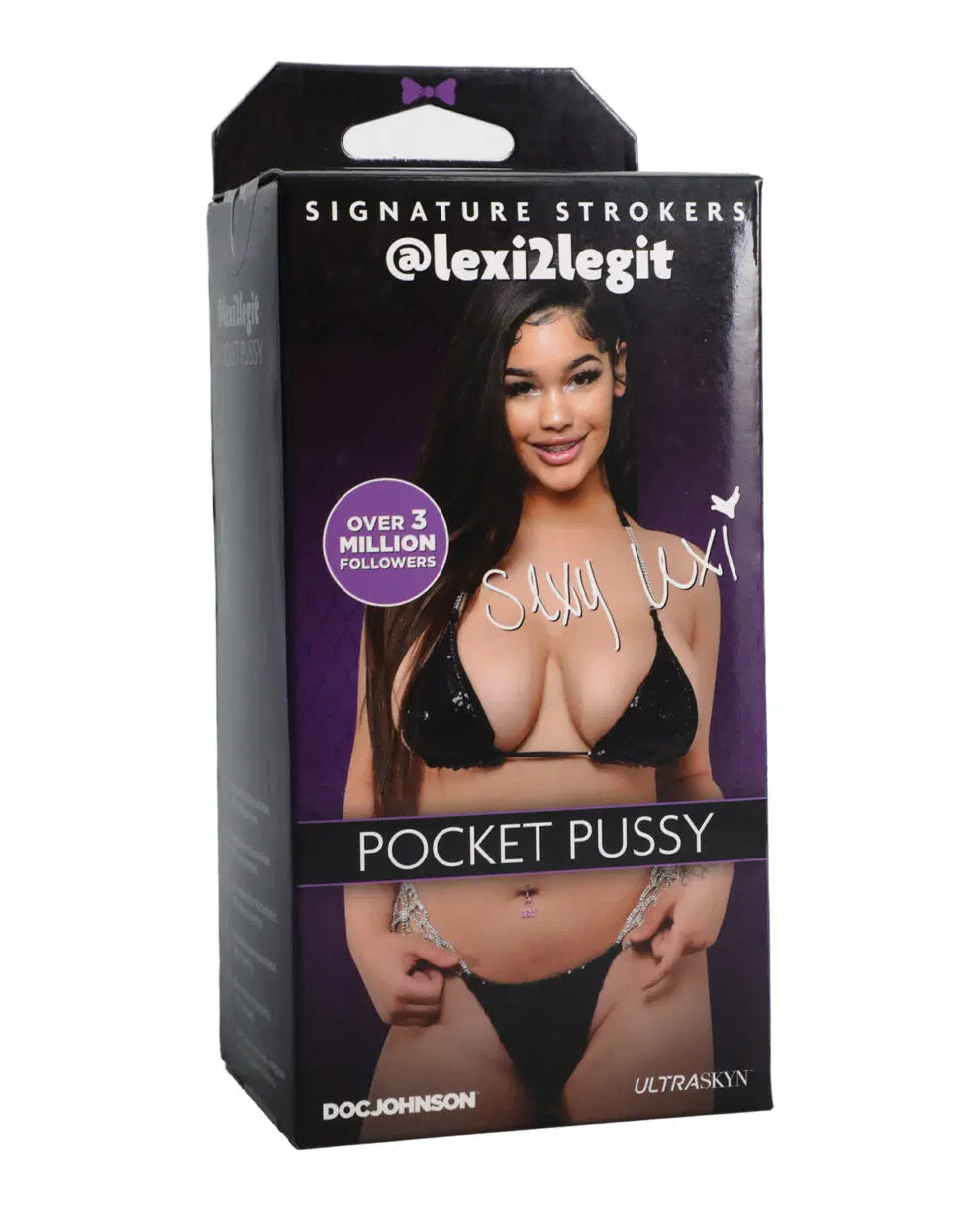 Signature Strokers Girls of Social Media @lexi2legit Pocket Pussy