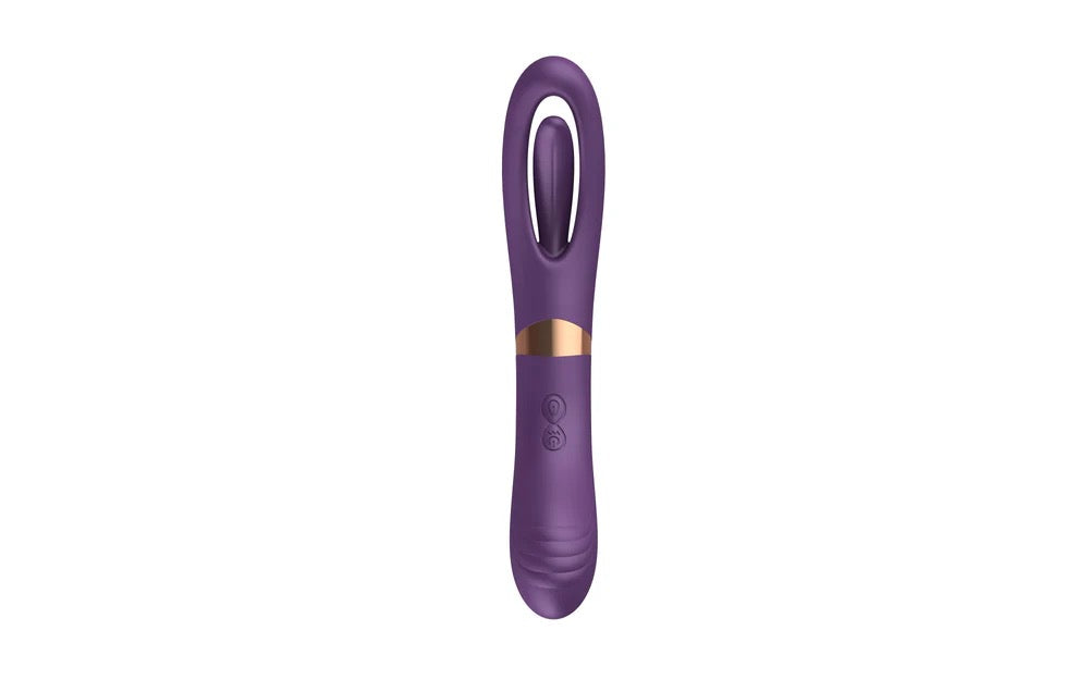 Trixie Dual Function Rechargeable Vibrator – 10 Modes with Flick Function