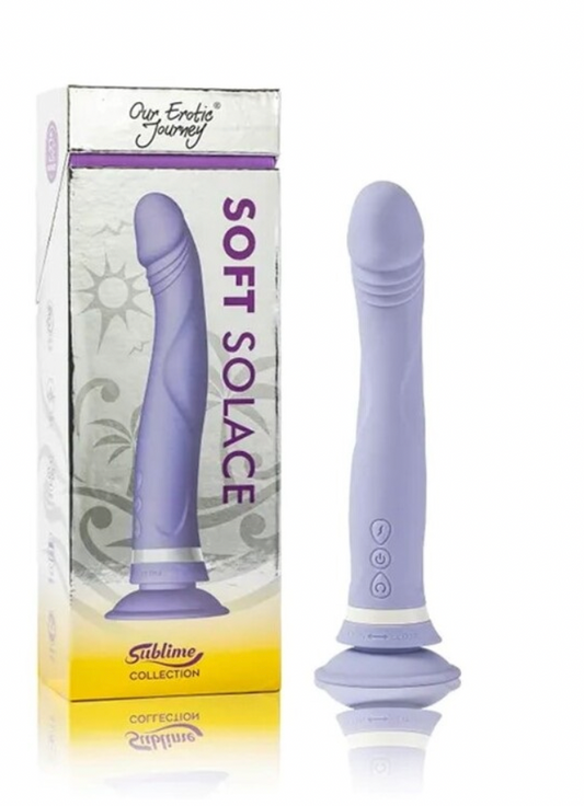Soft Solace Suction Dildo