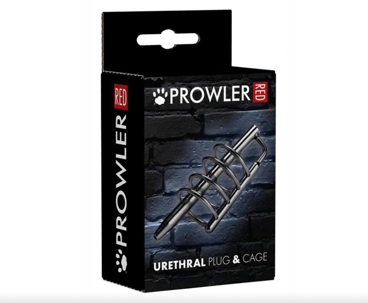 Prowler RED Stainless Steel Urethral Plug and Cage