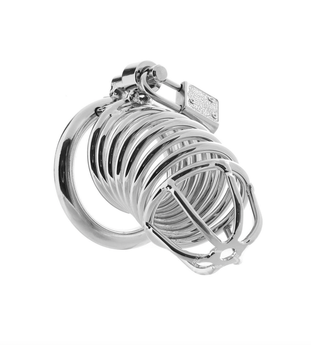 Blue Line Deluxe Chastity Cage