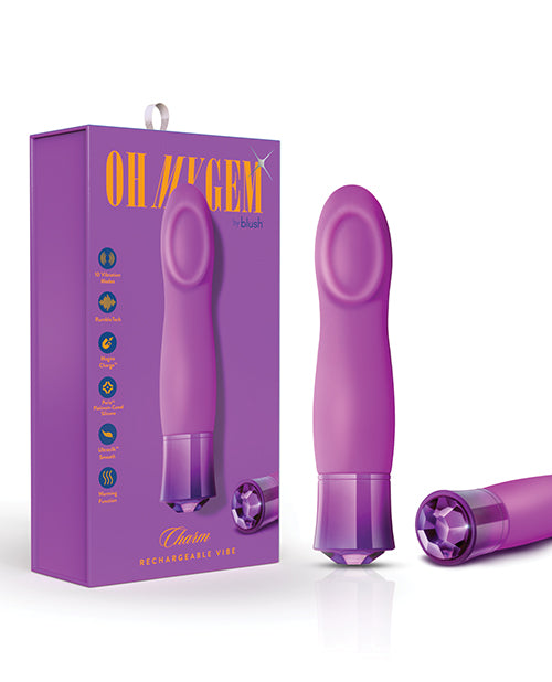 Oh My Gem Charm Amethyst Vibrator