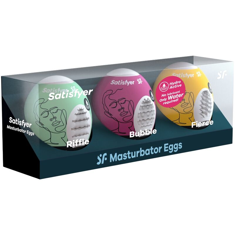 Masturbator Egg 3 Piece Set