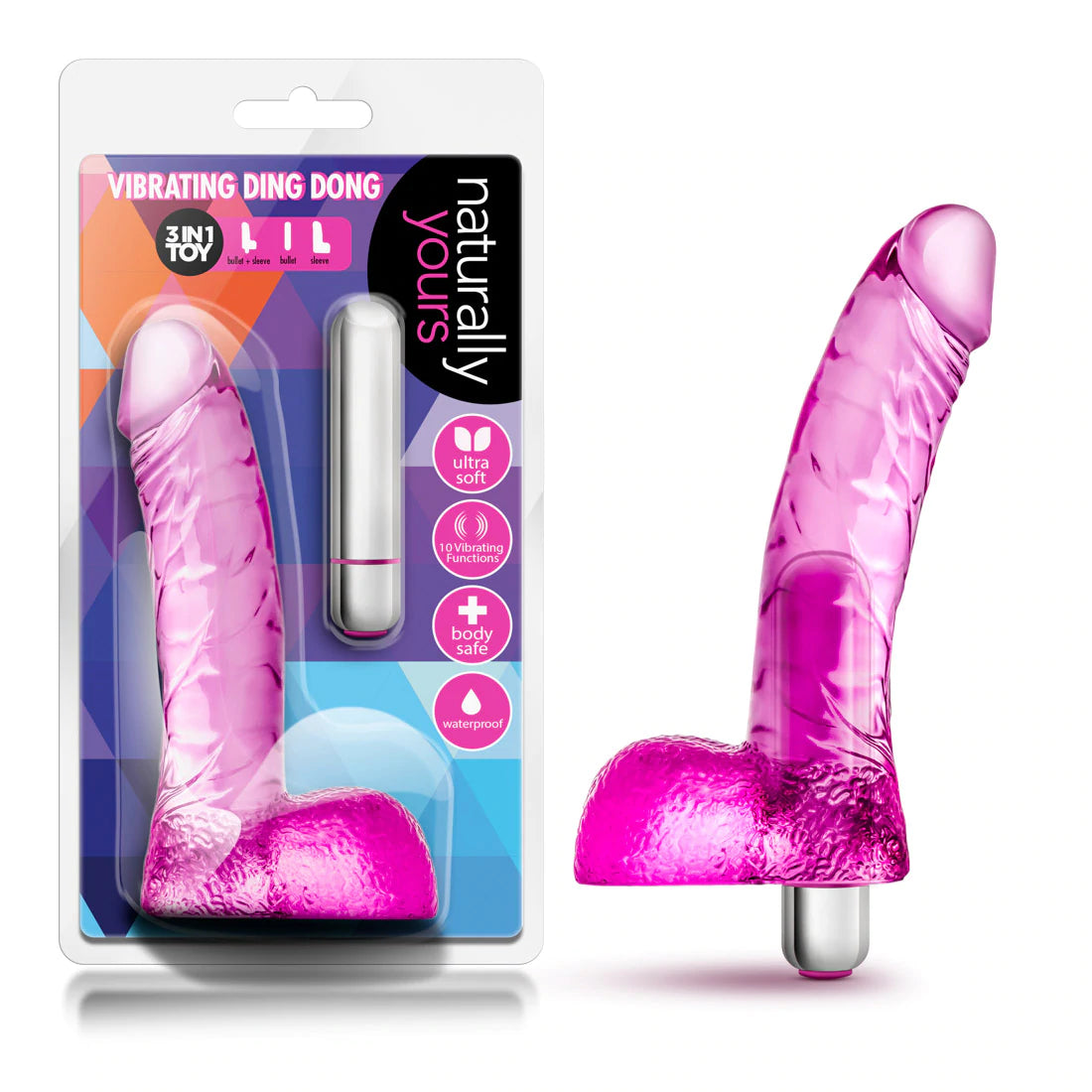 Naturally Yours Vibrating Ding Dong