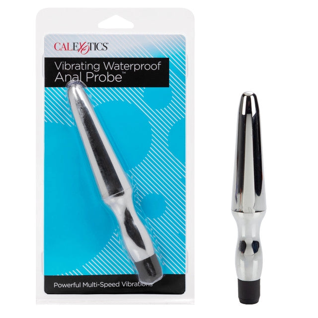 Vibrating Waterproof Anal Probe™ - Silver