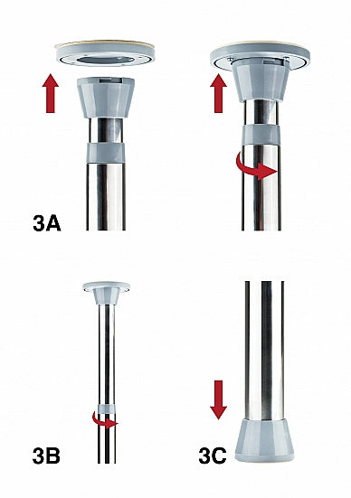 OUCH! Dance Pole- Silver
