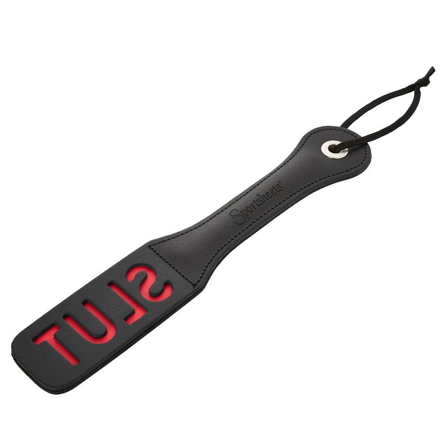 Leather Impressions SLUT Paddle