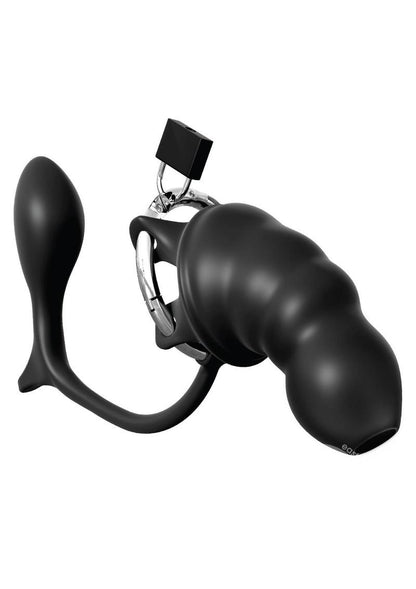 Anal Fantasy Elite Silicone Ass-Gasm Cock Blocker Chastity Cage