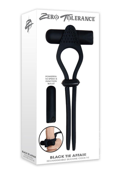 Zero Tolerance Black Tie Affair Vibrating Cock Ring