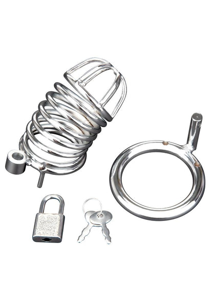 Blue Line Deluxe Chastity Cage