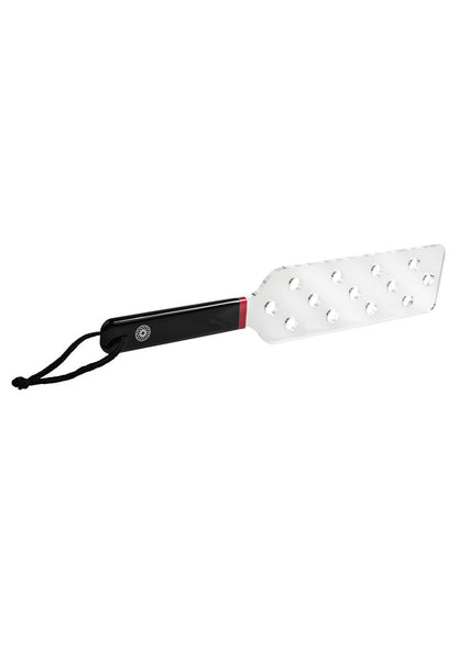 Saffron Acrylic Impression Spanker – Clear & Black