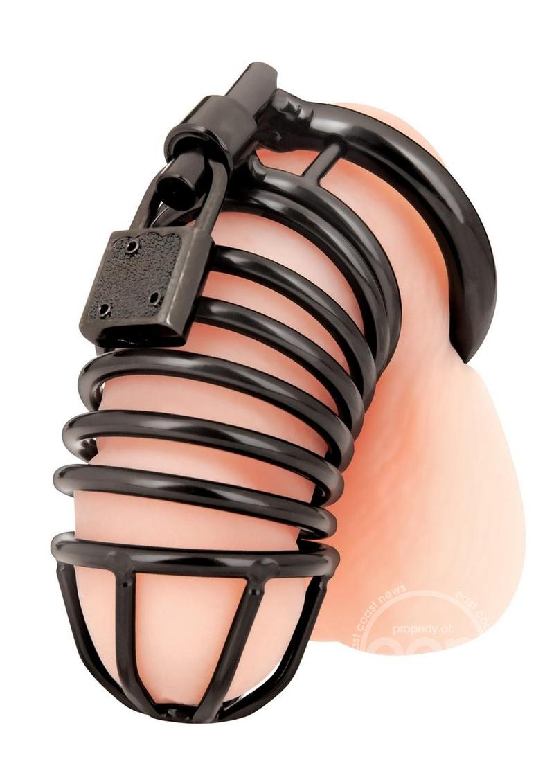 Blue Line Deluxe Chastity Cage