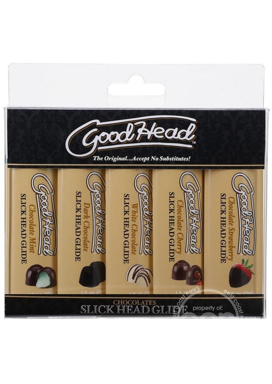 GoodHead Slick Head Glide Chocolates (5 Pack) 1oz
