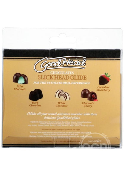 GoodHead Slick Head Glide Chocolates (5 Pack) 1oz