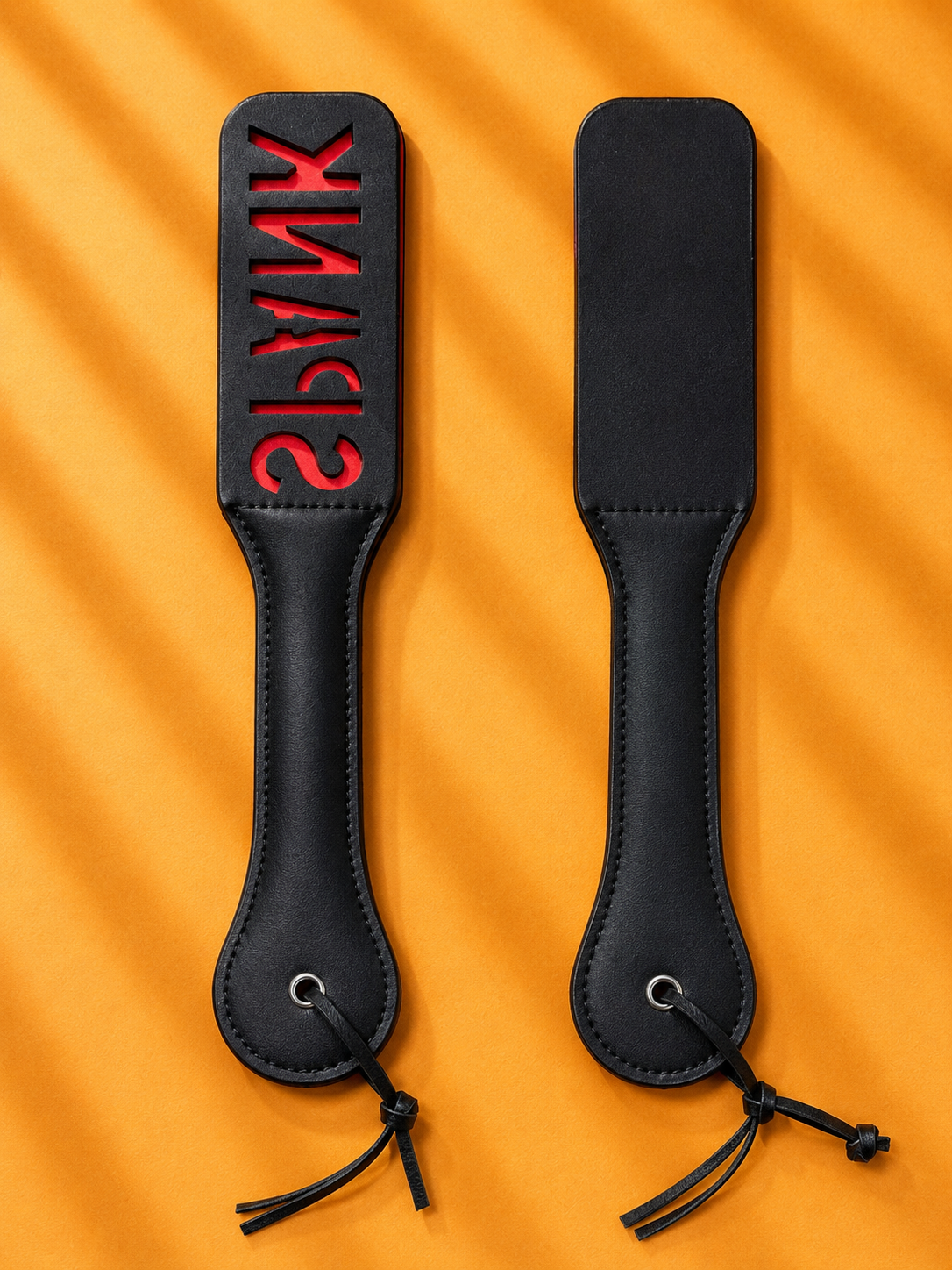 Naughty Mark Impression Spanking Paddle – Black & Red