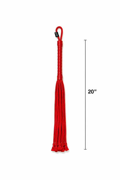 Scarlet Rope Tassel Flogger – Red
