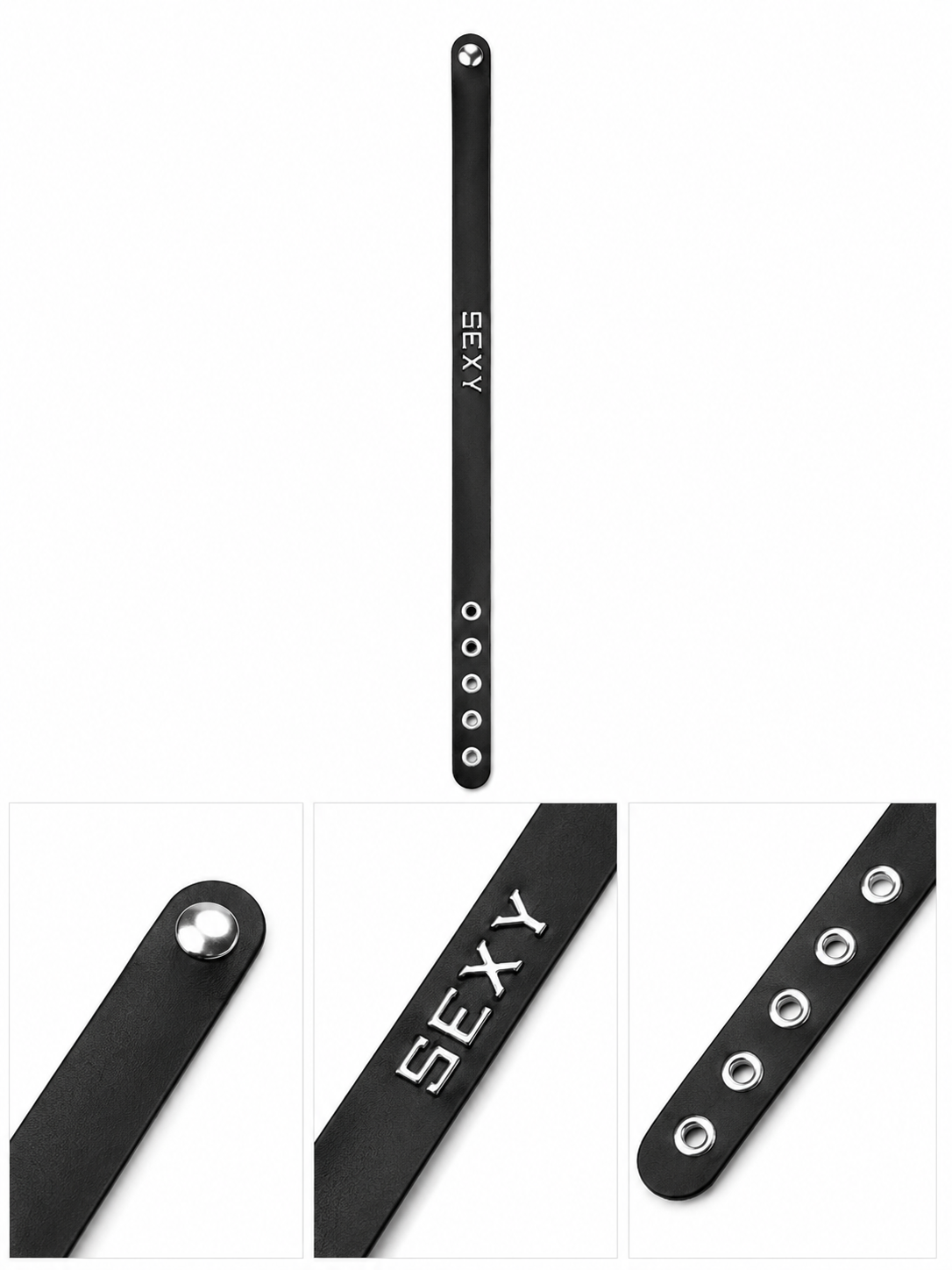 Sexy Statement Collar – Black & Silver