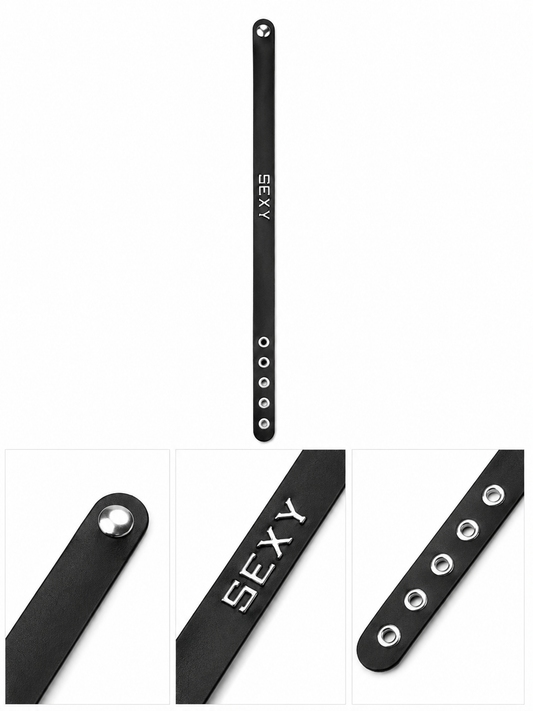Sexy Statement Collar – Black & Silver