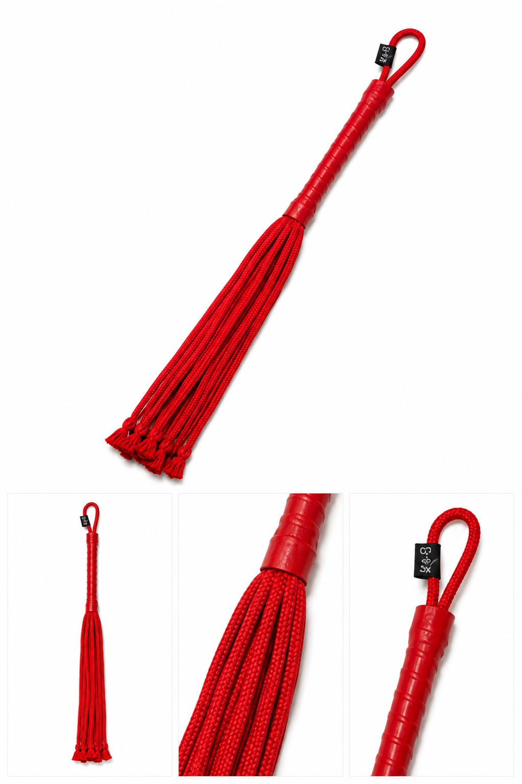 Scarlet Rope Tassel Flogger – Red
