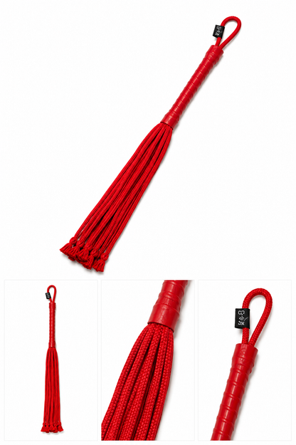 Scarlet Rope Tassel Flogger – Red