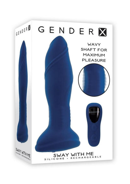 Gender X Sway with Me Remote-Control Anal Plug | Blue