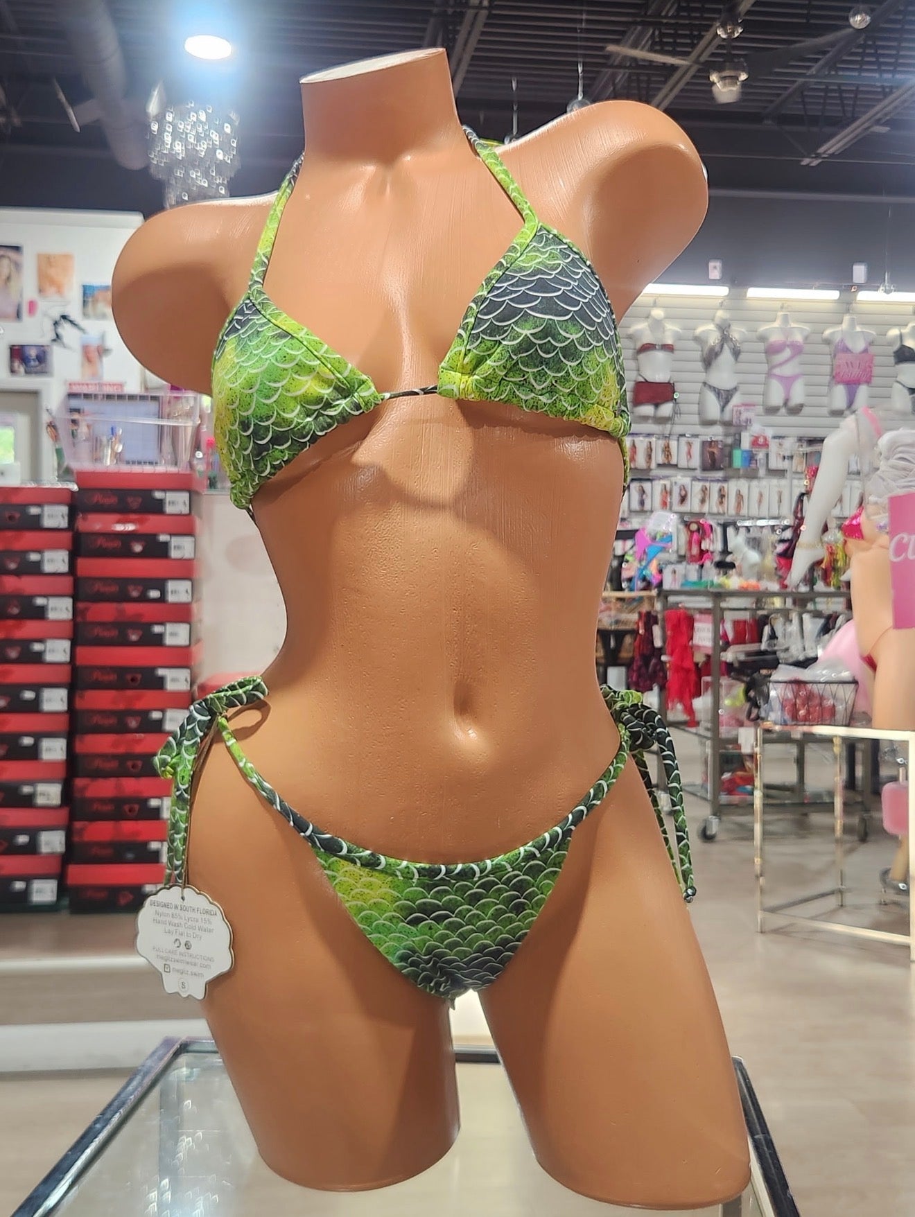 Mez Liz Swimwear - EMERALD BIKINI