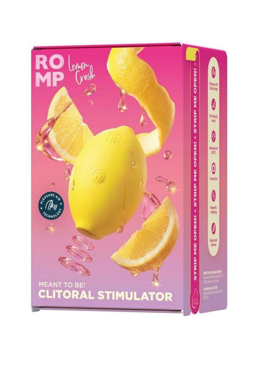 Romp Lemon Crush Pleasure Air Clitoral Stimulator – Yellow