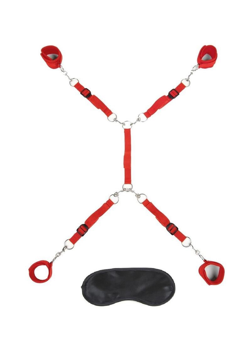 Lux Fetish 7-Piece Under-the-Bed Restraint System