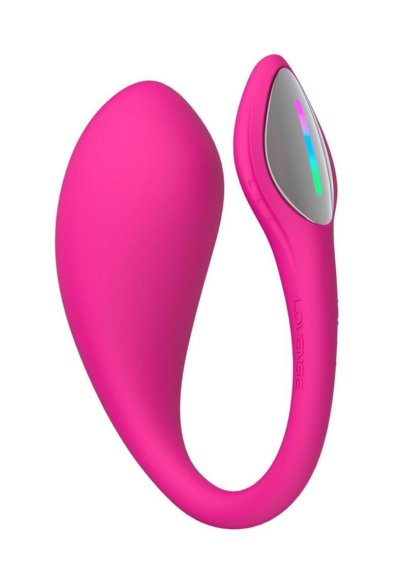 Lovense Lush 4 rechargeable pink app-controlled wearable G-spot vibrator