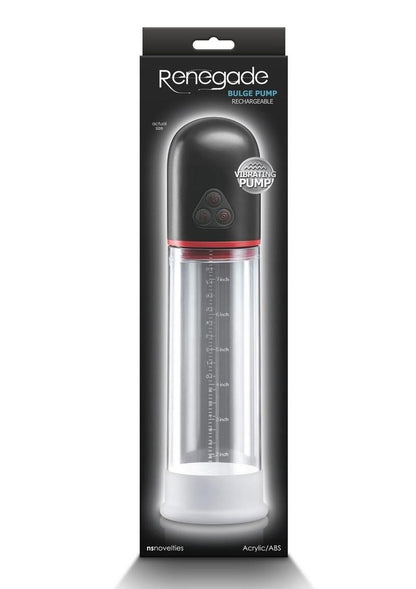 Renegade Bulge Rechargeable Suction & Vibration Penis Pump