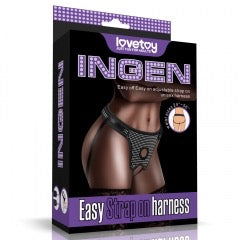 Lovetoy Ingen Easy-On Adjustable Strap-On Harness – Polka dots