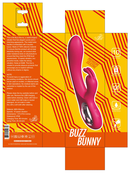 Buzz Bunny Rechargeable Dual-Motor Rabbit Vibrator