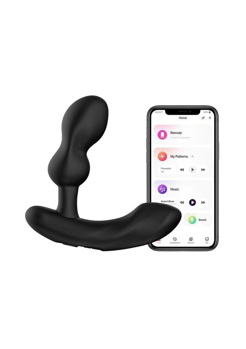 Lovense Edge 2 App-Controlled Adjustable Prostate Massager – Black