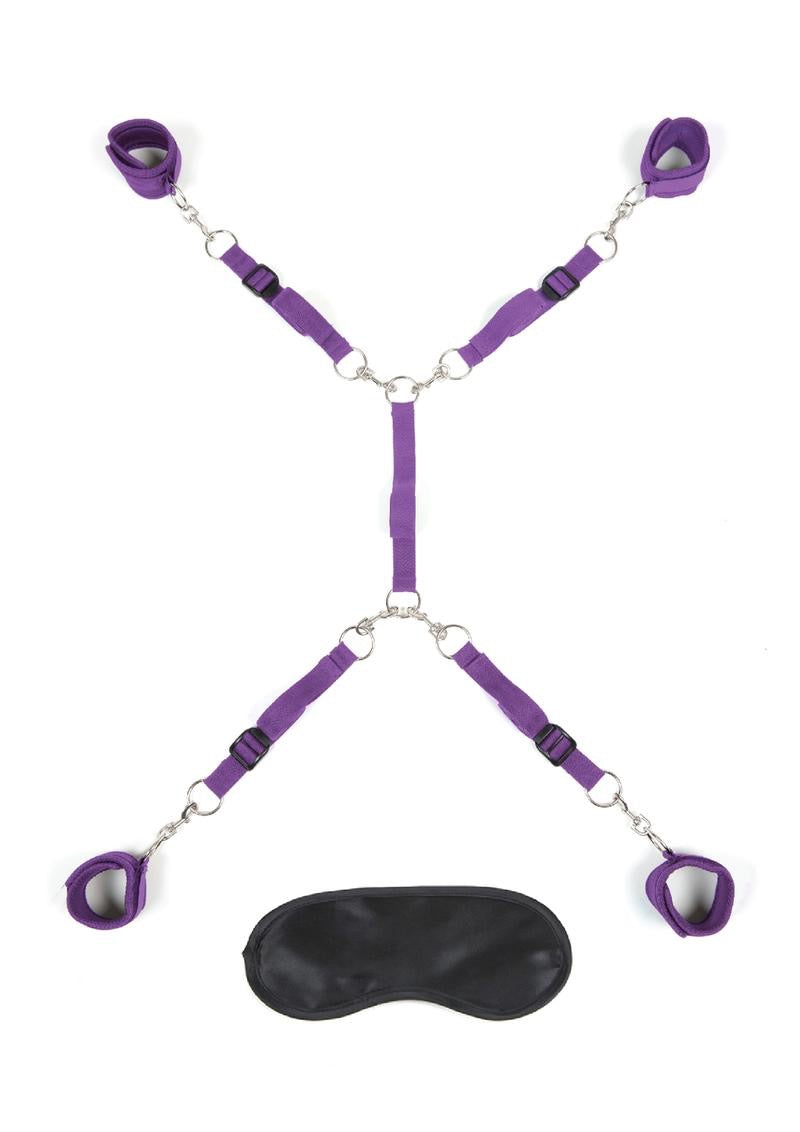 Lux Fetish 7-Piece Under-the-Bed Restraint System