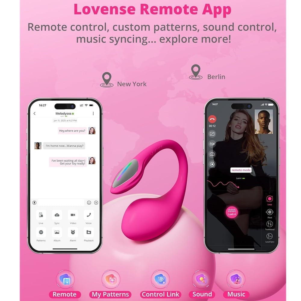 Lovense Lush 4 Bluetooth App-Controlled G-Spot Vibrator