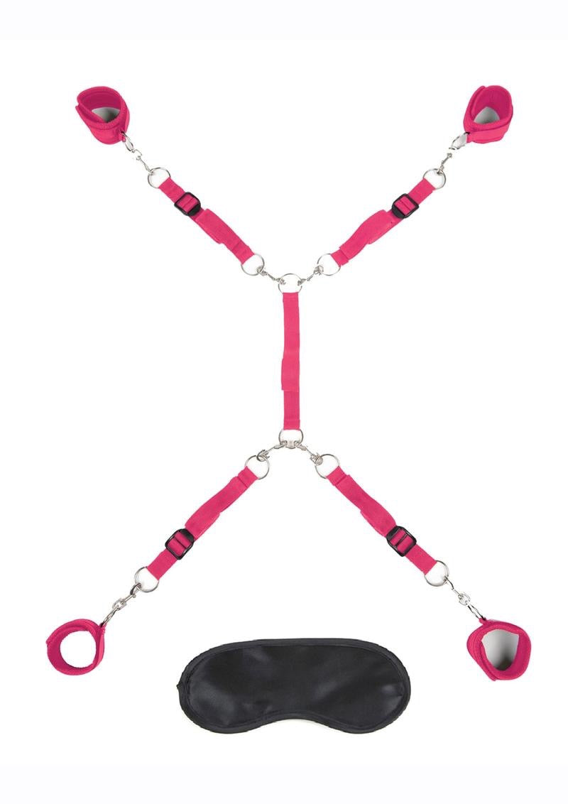 Lux Fetish 7-Piece Under-the-Bed Restraint System