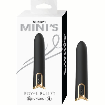 Mini’s Royal Bullet Vibrator – Black | Compact Powerful Pleasure